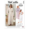 McCall's Pattern M8381 Misses Robe Tie Belt and Nightgown by Laura Ashley 8381 Image 1 From Patternsandplains.com