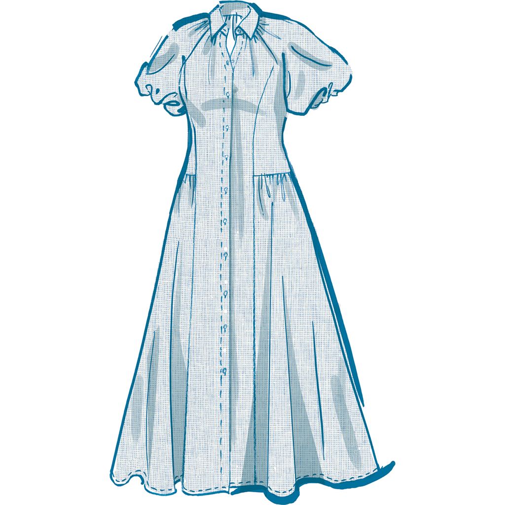 McCall's Pattern M8385 Womens Shirtdress 8385 Image 3 From Patternsandplains.com