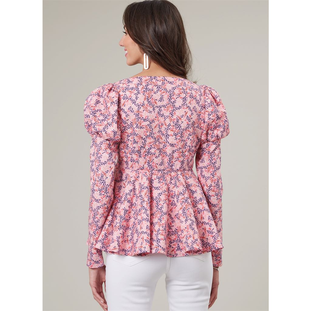 McCall's Pattern M8386 Misses Tops 8386 Image 6 From Patternsandplains.com