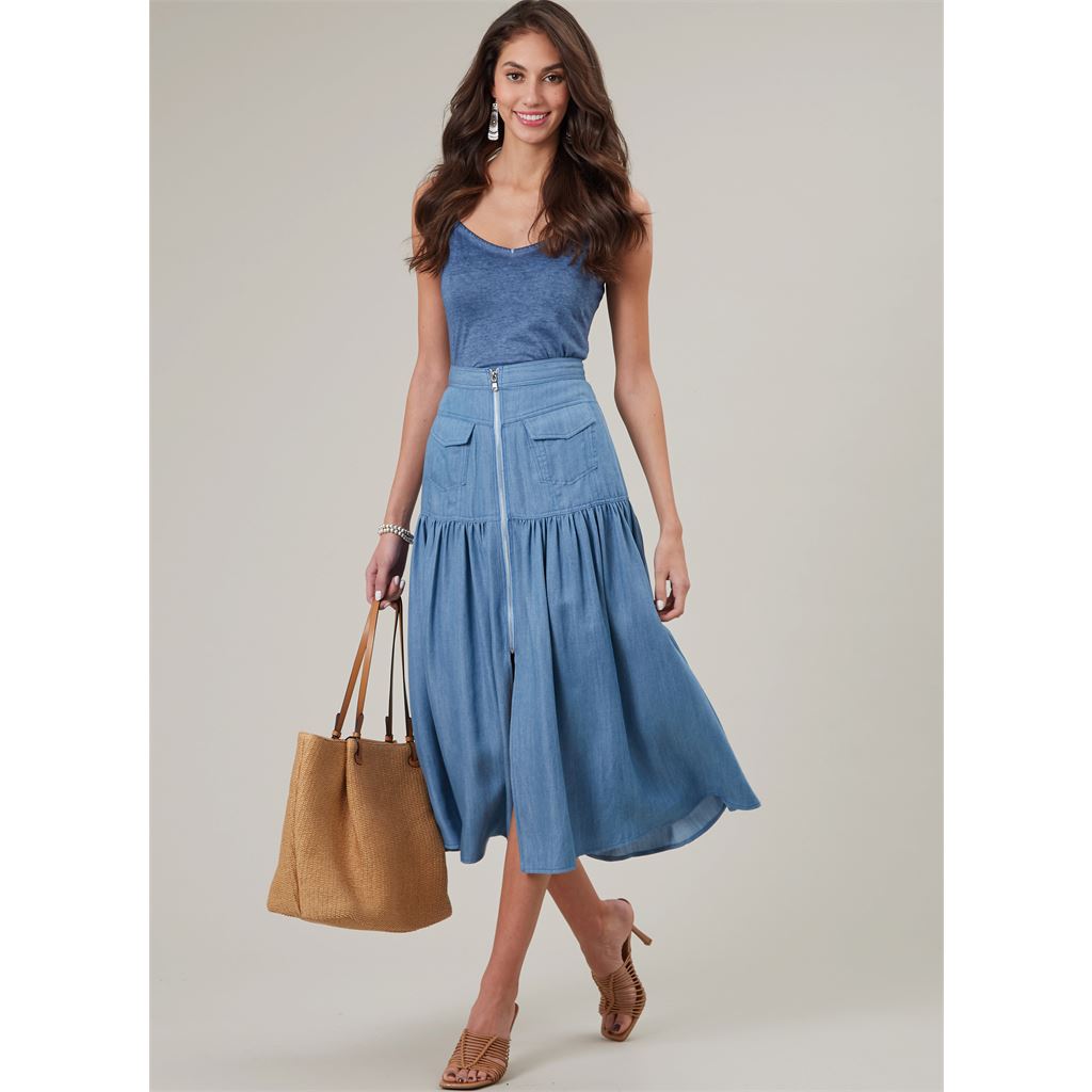 McCall's Pattern M8389 Misses Skirts 8389 Image 2 From Patternsandplains.com