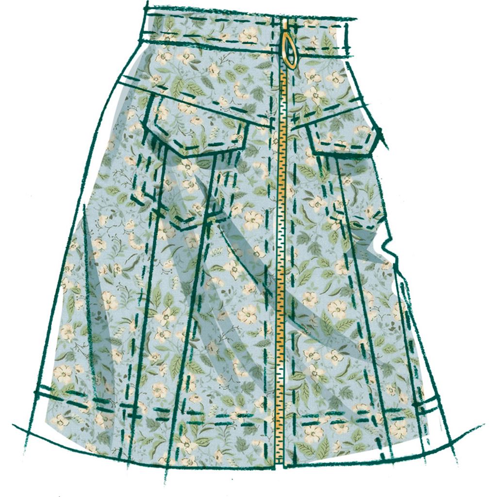 McCall's Pattern M8389 Misses Skirts 8389 Image 4 From Patternsandplains.com