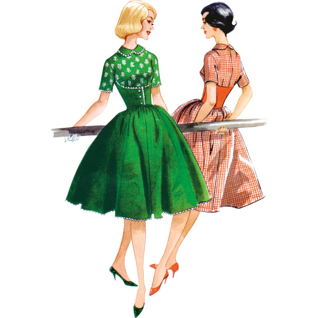 McCall's Pattern M8401 Misses Dresses 8401 Image 2 From Patternsandplains.com