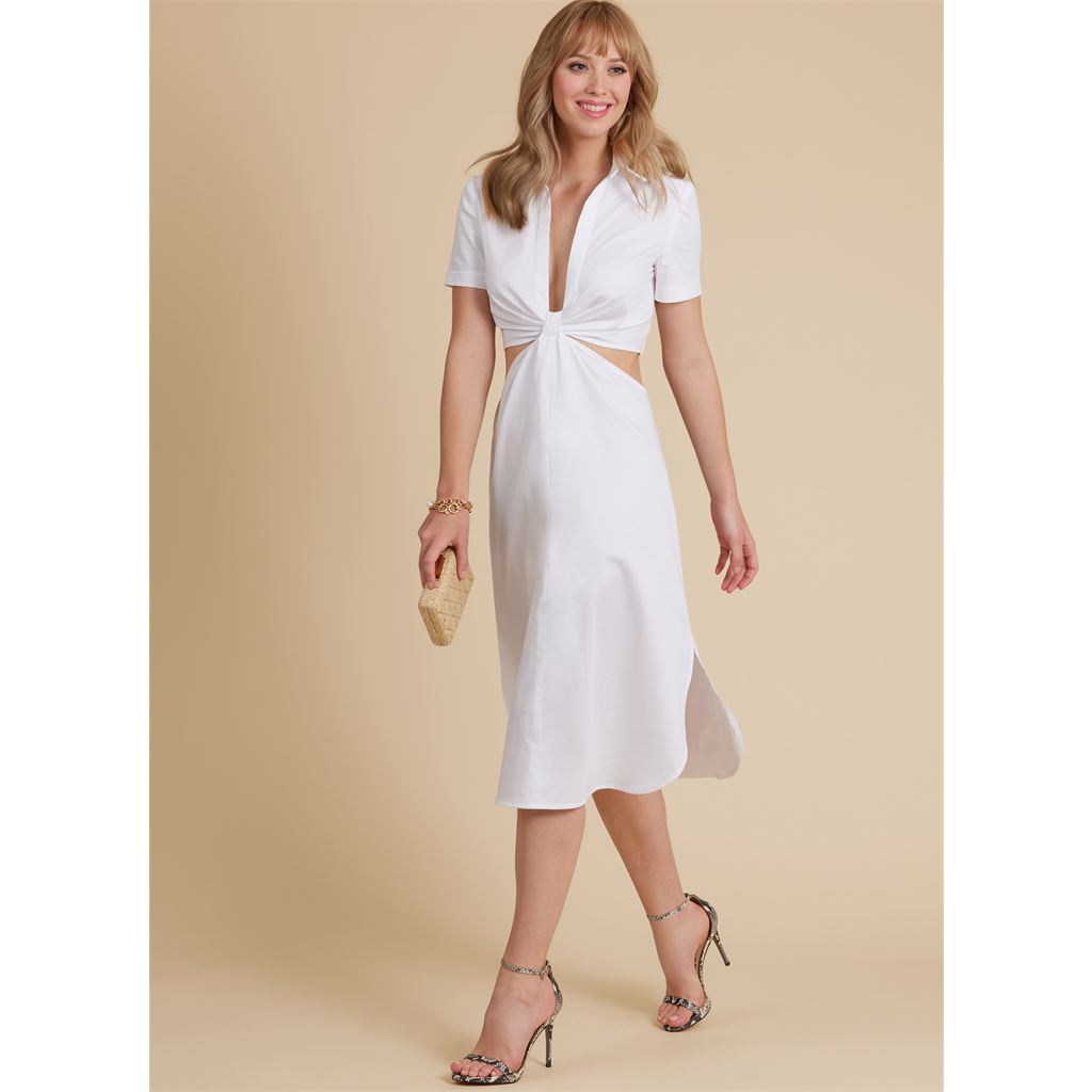 McCall's Pattern M8403 Misses Dress With Sleeve and Length Variations 8403 Image 2 From Patternsandplains.com