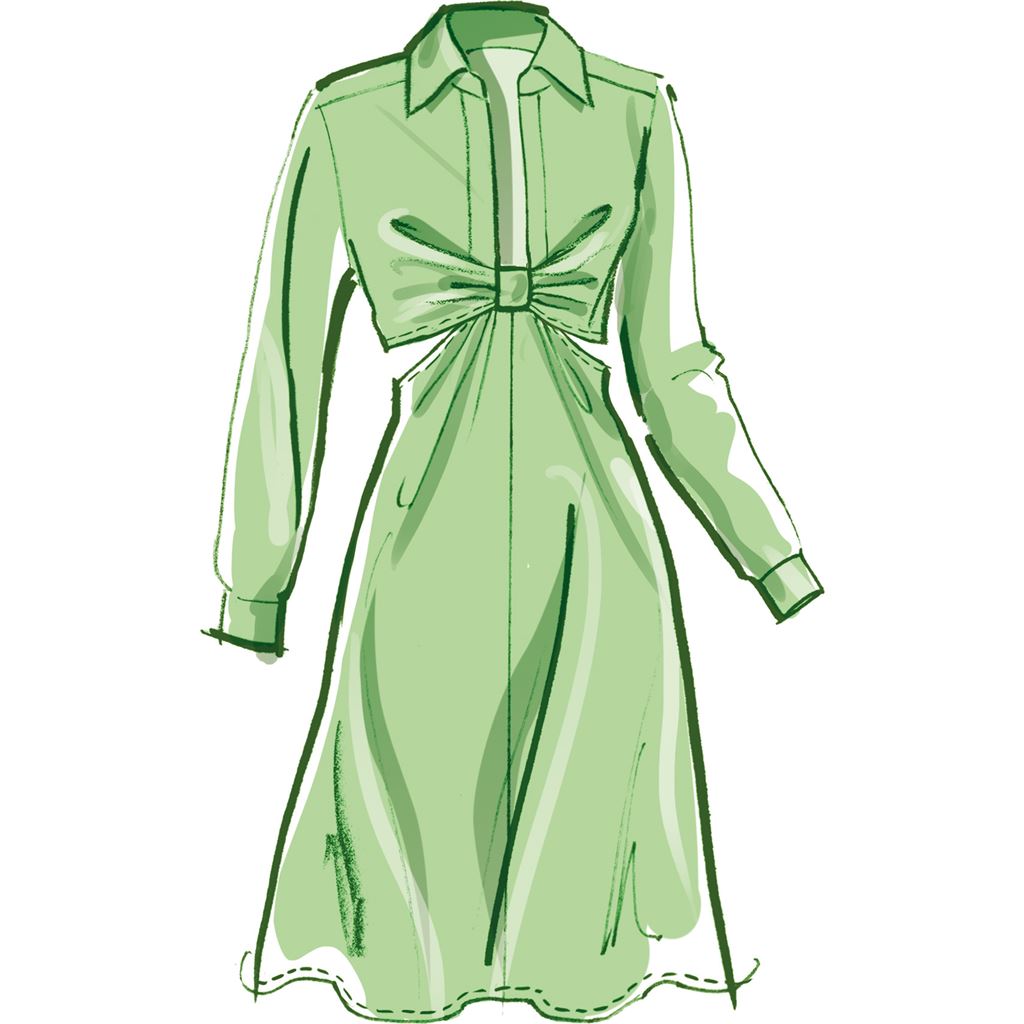 McCall's Pattern M8403 Misses Dress With Sleeve and Length Variations 8403 Image 3 From Patternsandplains.com