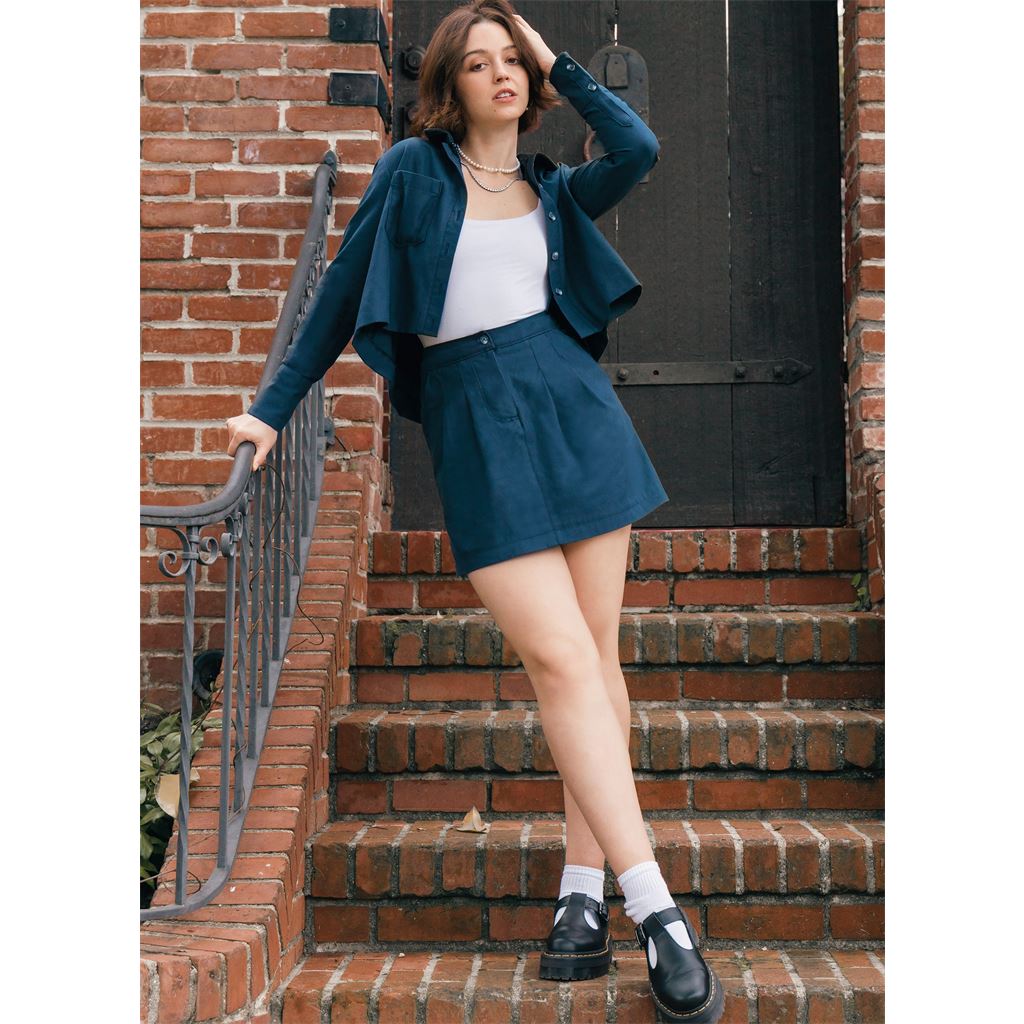 McCall's Pattern M8410 Misses Shirt and Mini Skirt by Brandi Joan 8410 Image 3 From Patternsandplains.com