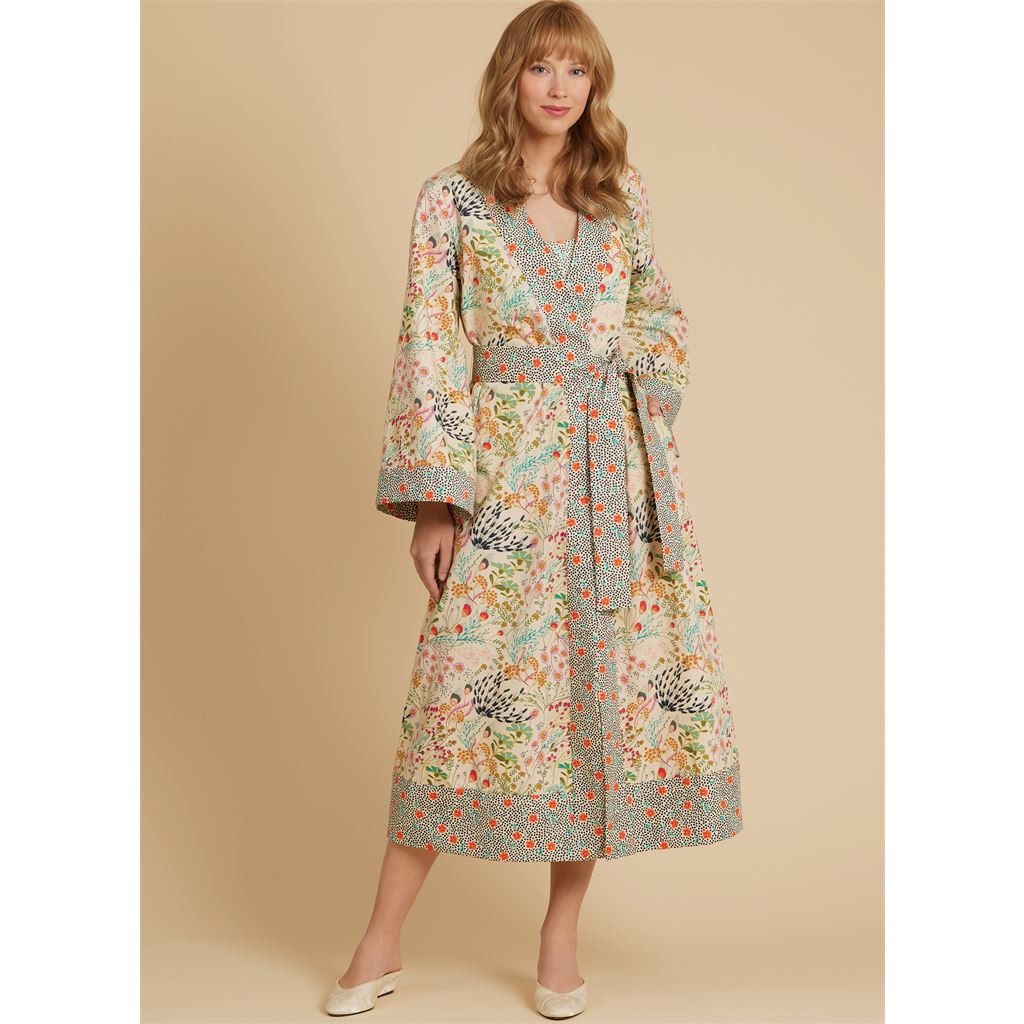 McCall's Pattern M8411 Misses Bodysuit Robe Shorts and Pants 8411 Image 8 From Patternsandplains.com