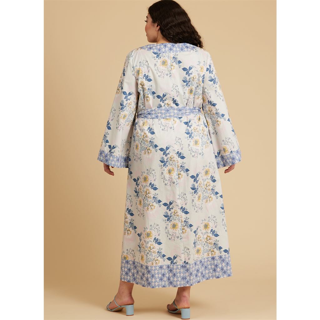 McCall's Pattern M8412 Womens Bodysuit Robe Shorts and Pants 8412 Image 9 From Patternsandplains.com