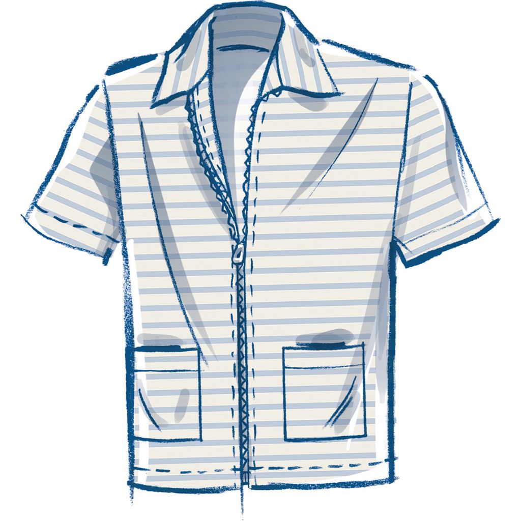 McCall's Pattern M8414 Mens Knit Shirts and Shorts 8414 Image 3 From Patternsandplains.com