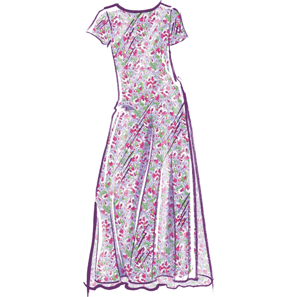 McCall's Pattern M8418 Girls Dress in Two Lengths 8418 Image 3 From Patternsandplains.com