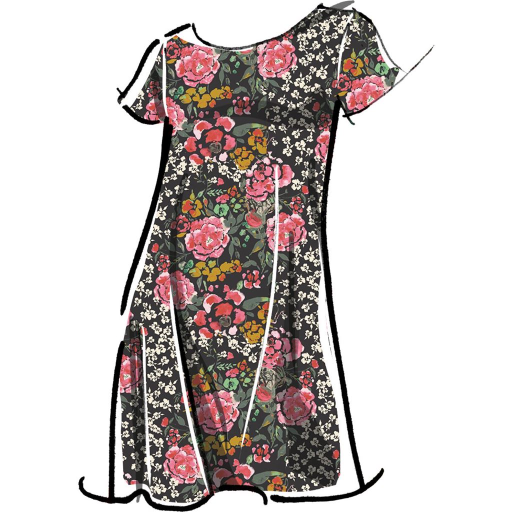 McCall's Pattern M8418 Girls Dress in Two Lengths 8418 Image 4 From Patternsandplains.com