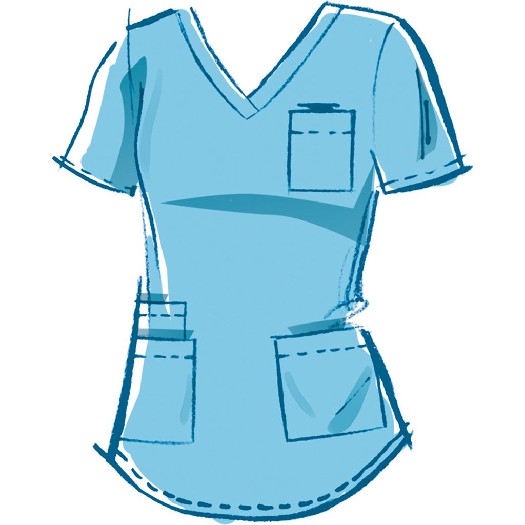 McCall's Pattern M8421 Misses Knit Scrub Tops Pants Jogger and Cap 8421 Image 3 From Patternsandplains.com