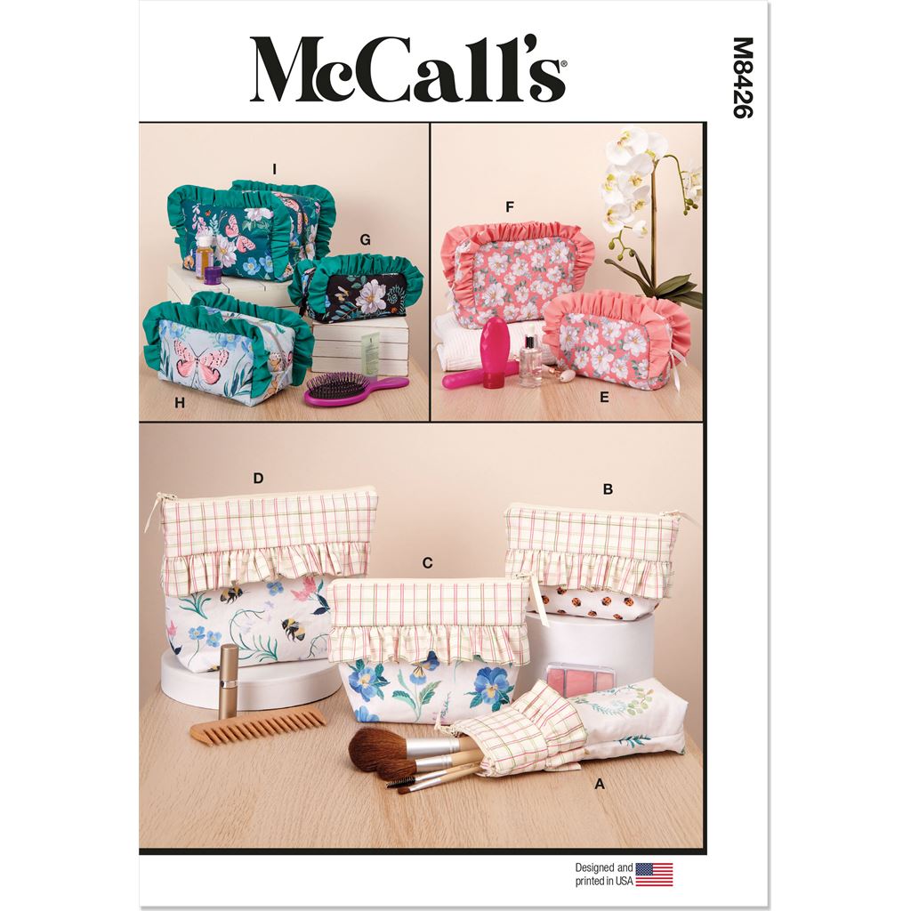 McCall's Pattern M8426 Zipper Cases 8426 Image 1 From Patternsandplains.com