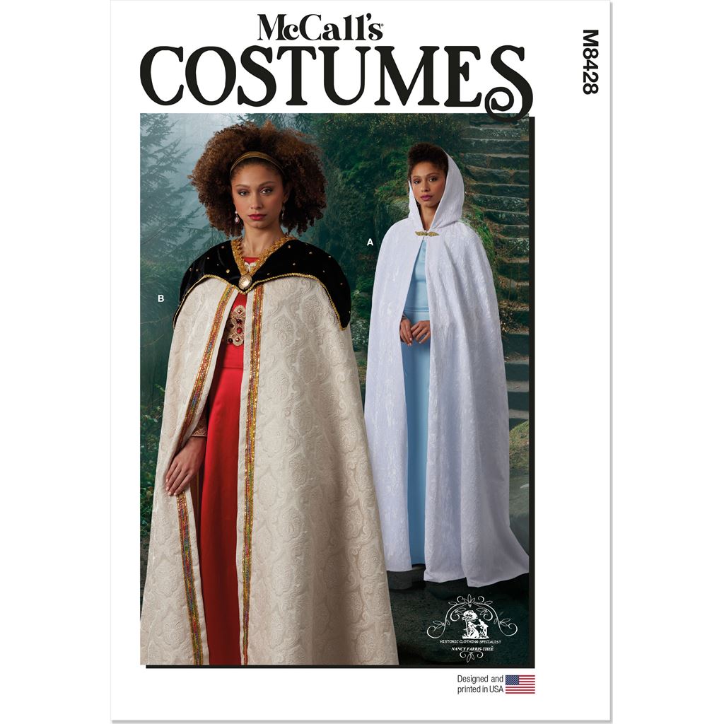 McCall's Pattern M8428 Misses Cape Costume 8428 Image 1 From Patternsandplains.com