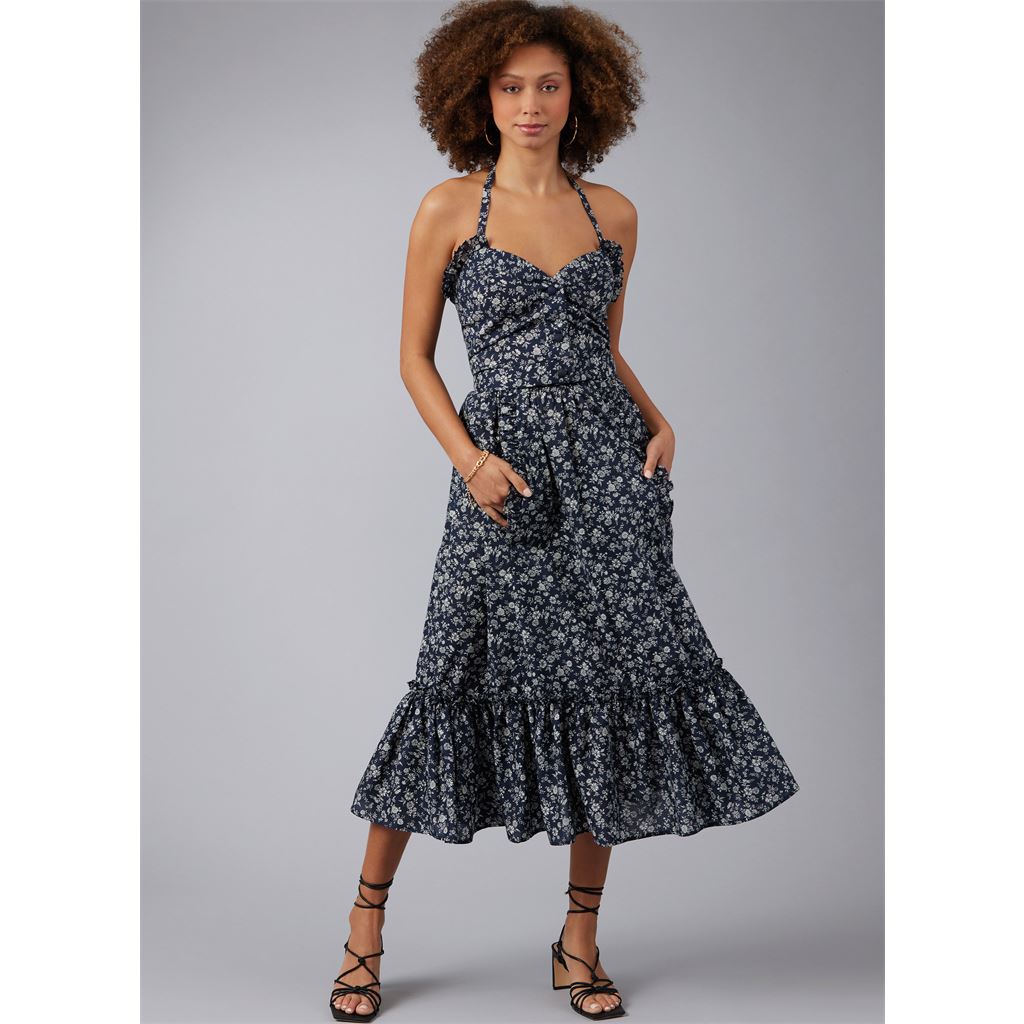 McCall's Pattern M8429 Misses Top and Skirt by Laura Ashley 8429 Image 4 From Patternsandplains.com