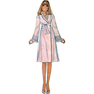 McCall's Pattern M8430 Misses Robe and Nightgown 8430 Image 5 From Patternsandplains.com