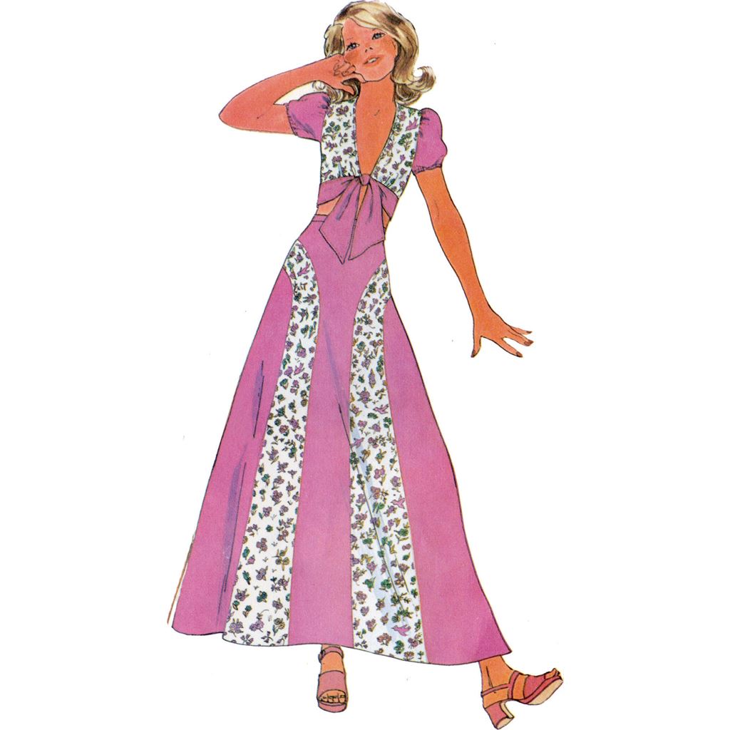 McCall's Pattern M8431 Misses Top and Skirt 8431 Image 2 From Patternsandplains.com