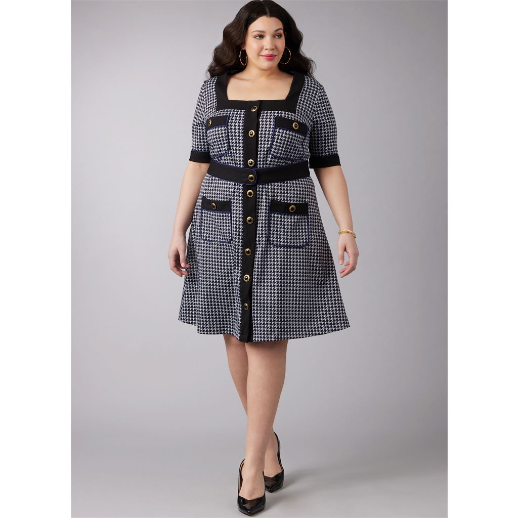 McCall's Pattern M8435 Womens Knit Dresses 8435 Image 5 From Patternsandplains.com