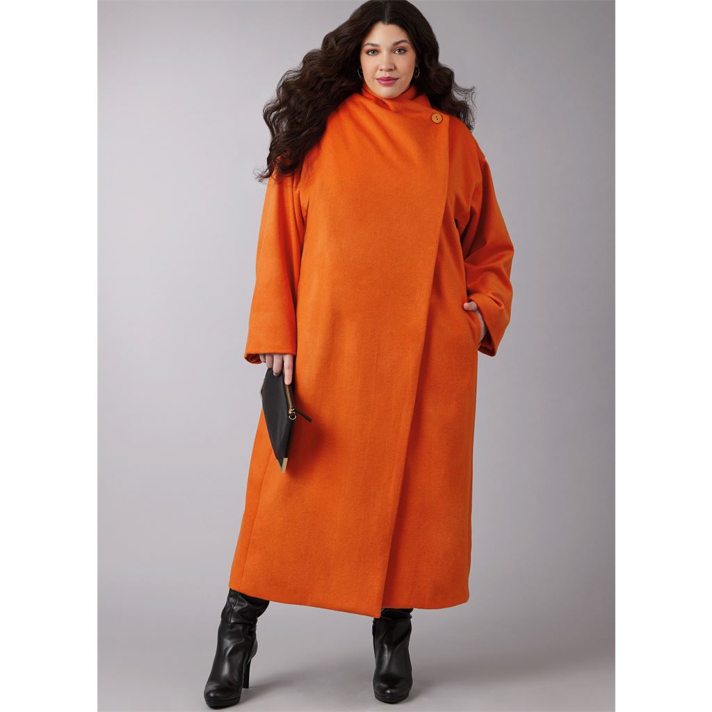 Pattern 8439 McCall's Pattern M8439 Women's Coats and Vest 8439 - Patterns and Plains