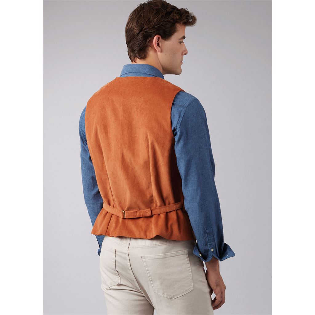 McCall's Pattern M8442 Misses and Mens Lined Vests 8442 Image 10 From Patternsandplains.com