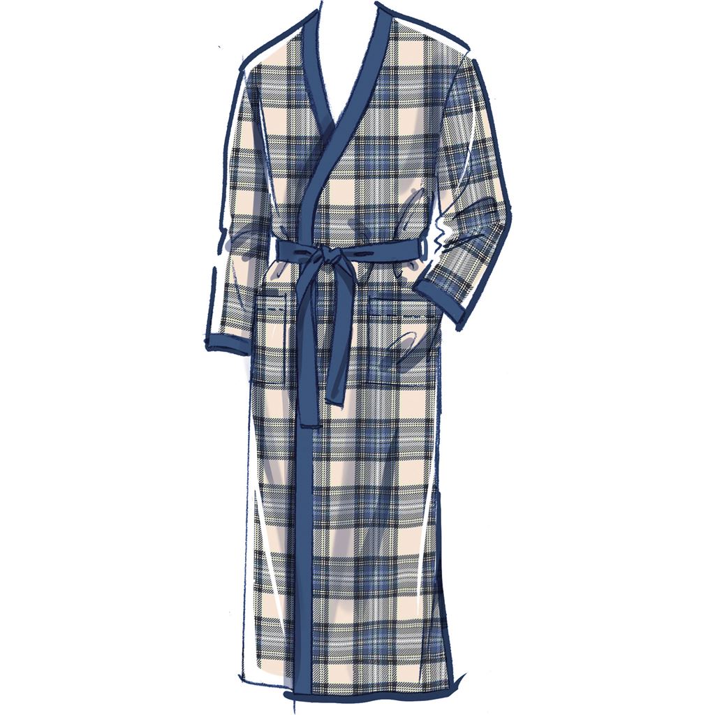 McCall's Pattern M8443 Mens Sleepwear 8443 Image 3 From Patternsandplains.com