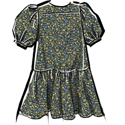McCall's Pattern M8444 Childrens and Girls Dresses 8444 Image 4 From Patternsandplains.com