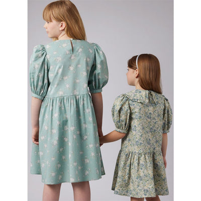 McCall's Pattern M8444 Childrens and Girls Dresses 8444 Image 6 From Patternsandplains.com