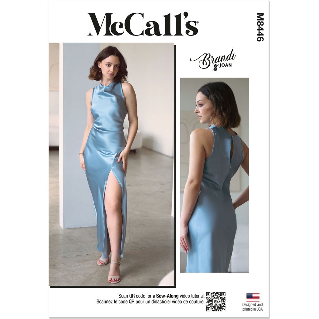 McCall's Pattern M8446 Misses Dress by Brandi Joan 8446 Image 1 From Patternsandplains.com