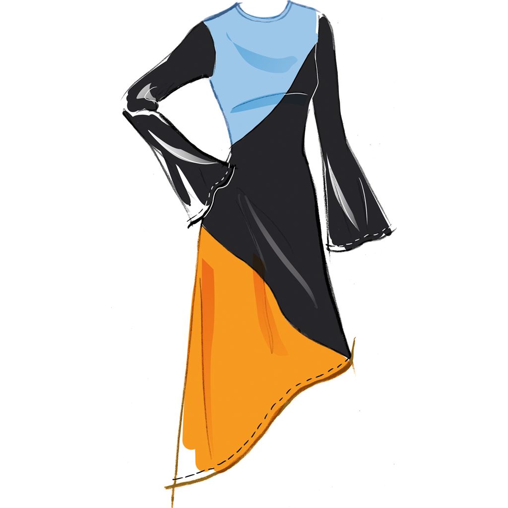 McCall's Pattern M8448 Misses Knit Dress With Sleeve Variations 8448 Image 4 From Patternsandplains.com