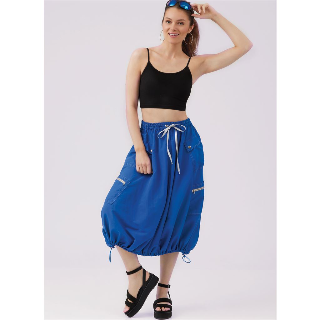 McCall's Pattern M8452 Misses Skirt In Two Lengths 8452 Image 2 From Patternsandplains.com