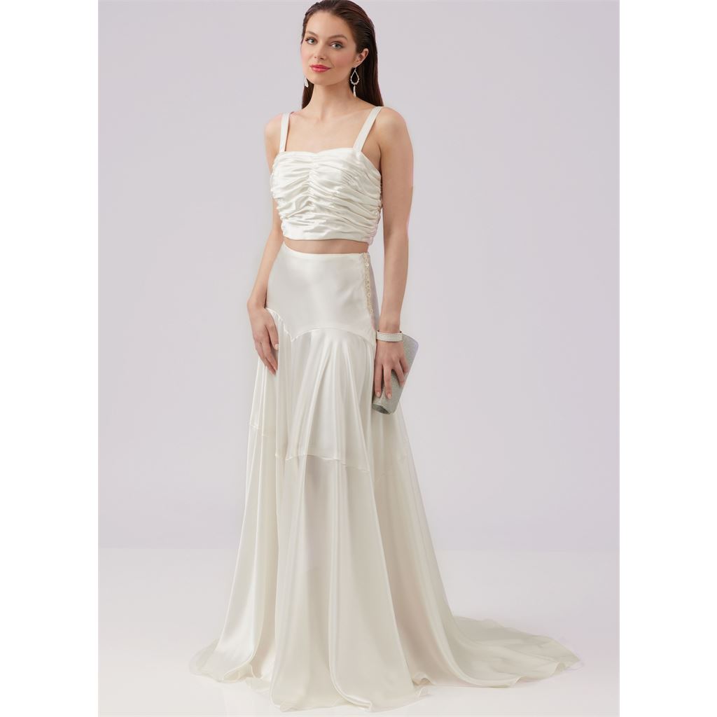 McCall's Pattern M8453 Misses Skirt In Two Lengths 8453 Image 2 From Patternsandplains.com