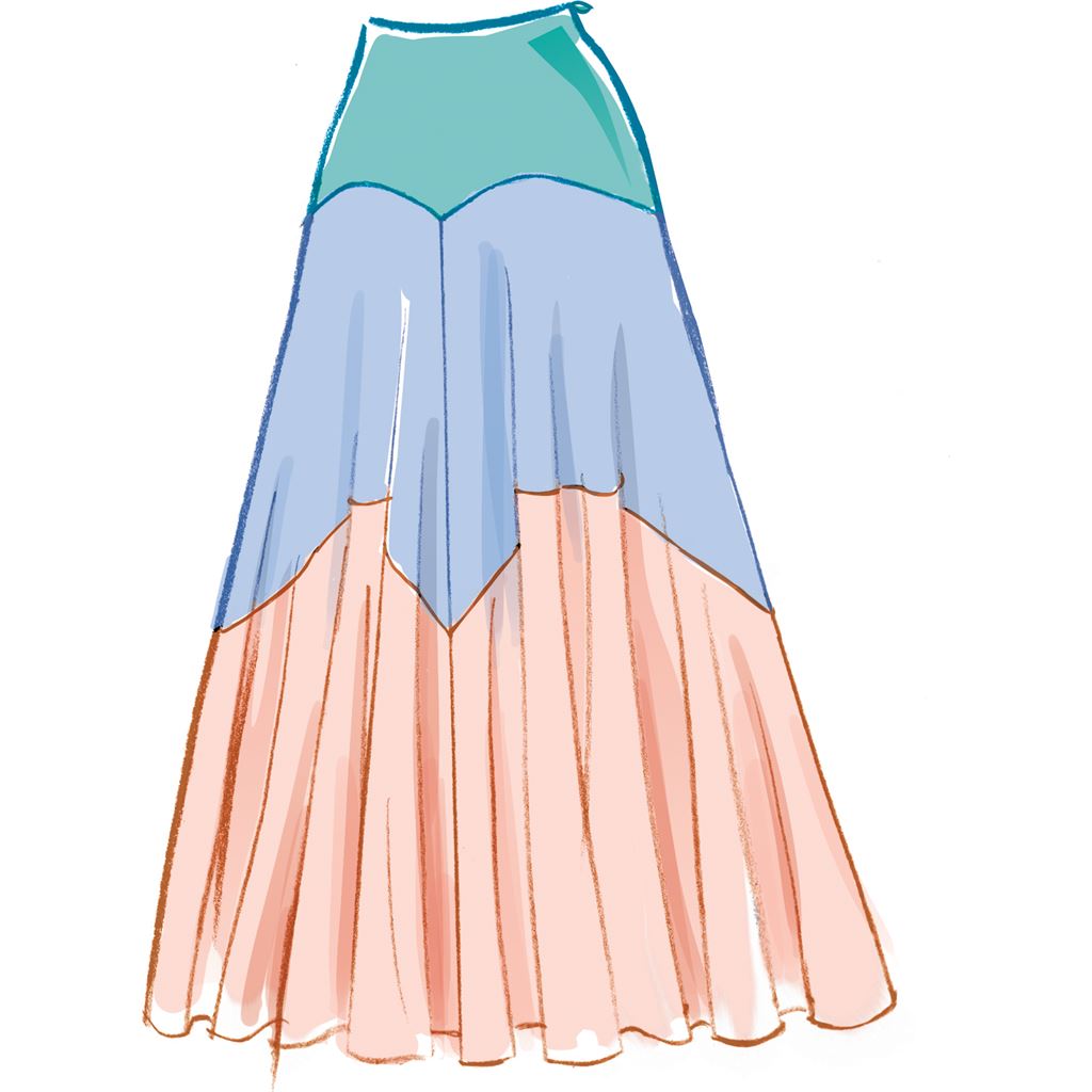 McCall's Pattern M8453 Misses Skirt In Two Lengths 8453 Image 4 From Patternsandplains.com