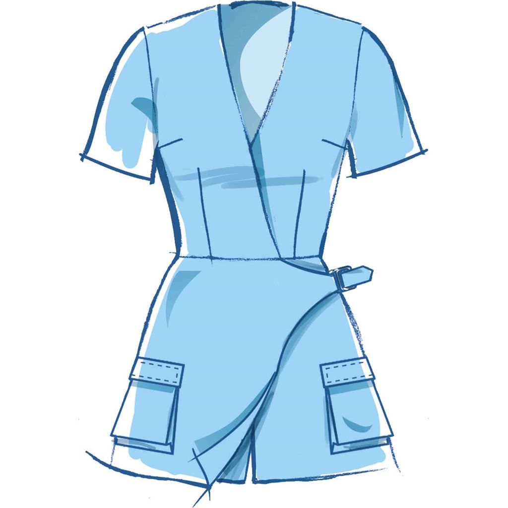 McCall's Pattern M8454 Misses Romper 8454 Image 4 From Patternsandplains.com