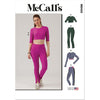 McCall's Pattern M8455 Misses Knit Top and Leggings 8455 Image 1 From Patternsandplains.com