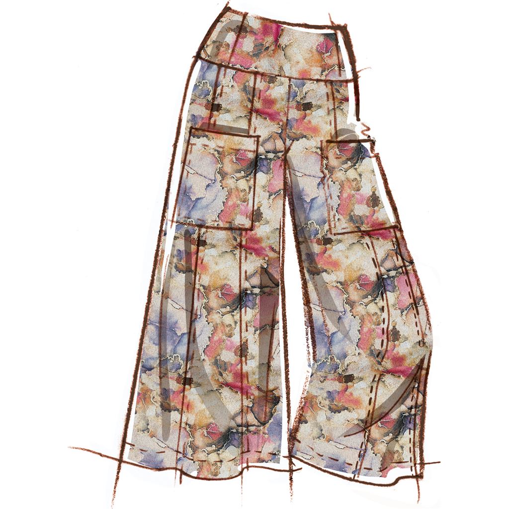 McCall's Pattern M8456 Misses and Womens Knit Top Shorts and Pants 8456 Image 6 From Patternsandplains.com