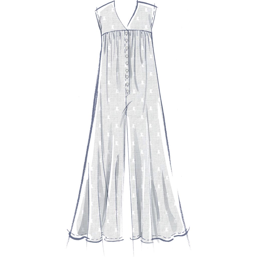 McCall's Pattern M8457 Misses Loose Fit Jumpsuit and Sash 8457 Image 4 From Patternsandplains.com