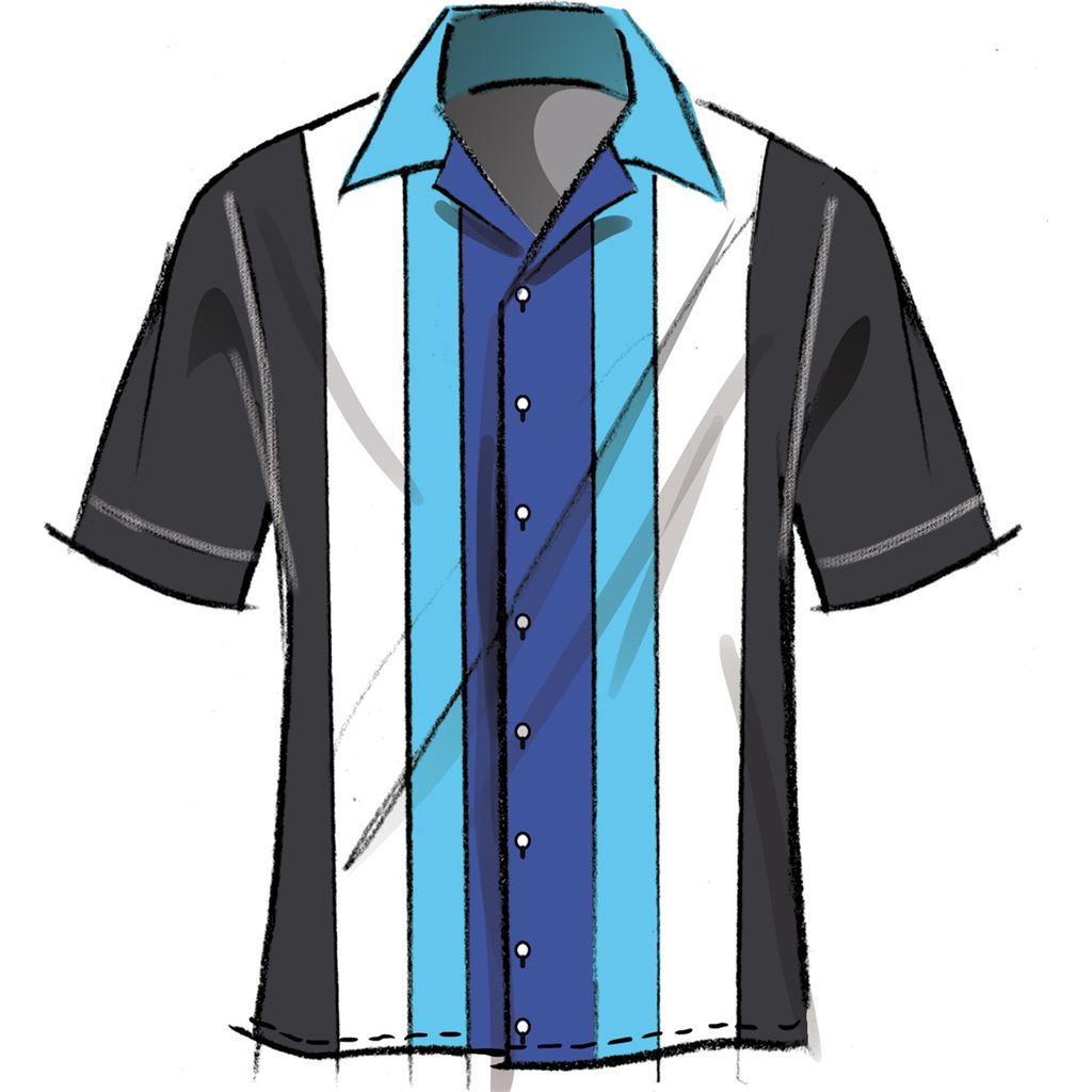 McCall's Pattern M8459 Mens Shirt 8459 Image 3 From Patternsandplains.com
