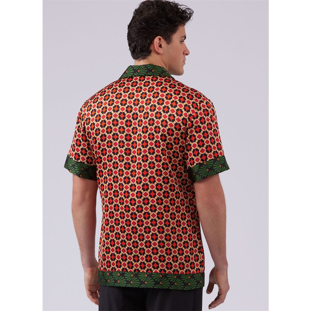 McCall's Pattern M8459 Mens Shirt 8459 Image 7 From Patternsandplains.com