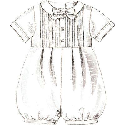 McCall's Pattern M8460 Infants Christening Gown Romper and Bonnet 8460 Image 14 From Patternsandplains.com