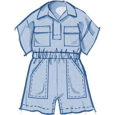McCall's Pattern M8461 Toddlers Top Romper and Pants 8461 Image 4 From Patternsandplains.com