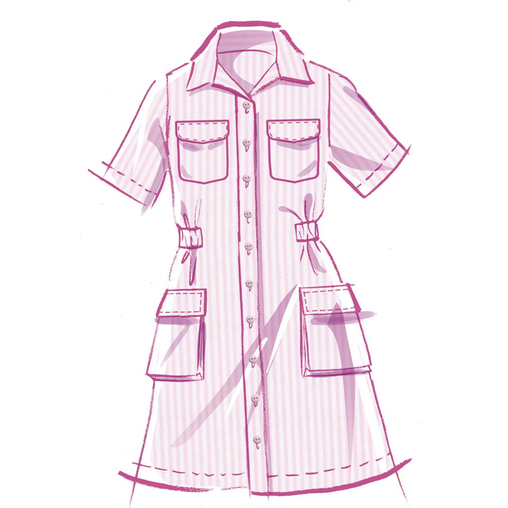 McCall's Pattern M8462 Girls and Boys Shirt Pants Shorts and Girls Dress 8462 Image 4 From Patternsandplains.com