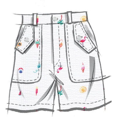 McCall's Pattern M8462 Girls and Boys Shirt Pants Shorts and Girls Dress 8462 Image 5 From Patternsandplains.com