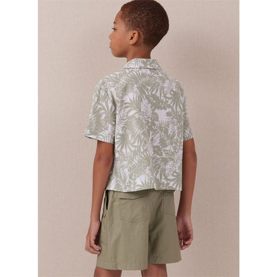 McCall's Pattern M8462 Girls and Boys Shirt Pants Shorts and Girls Dress 8462 Image 8 From Patternsandplains.com
