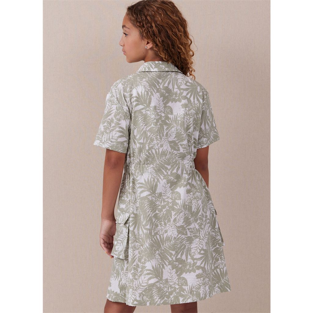 McCall's Pattern M8462 Girls and Boys Shirt Pants Shorts and Girls Dress 8462 Image 9 From Patternsandplains.com