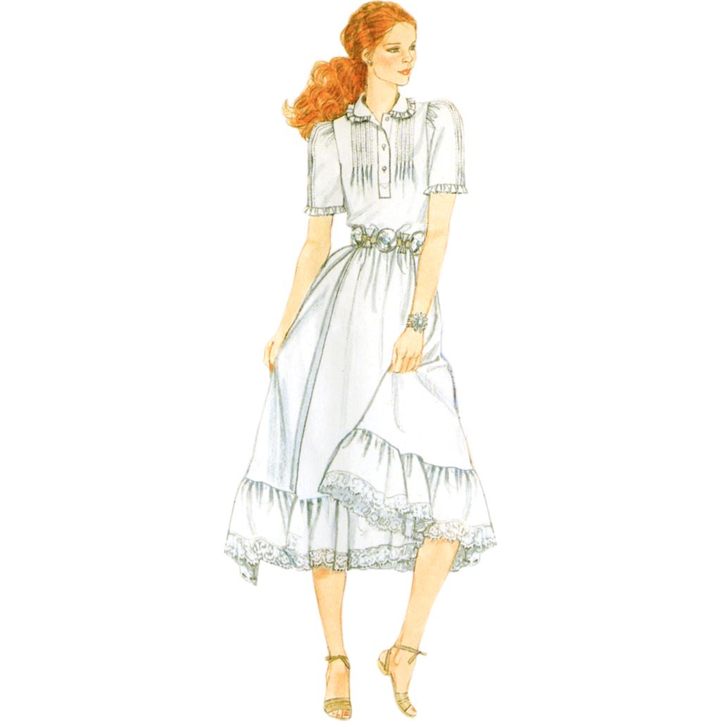 McCall's Pattern M8463 Misses Blouse Vest Skirt and Petticoat by Laura Ashley 8463 Image 3 From Patternsandplains.com