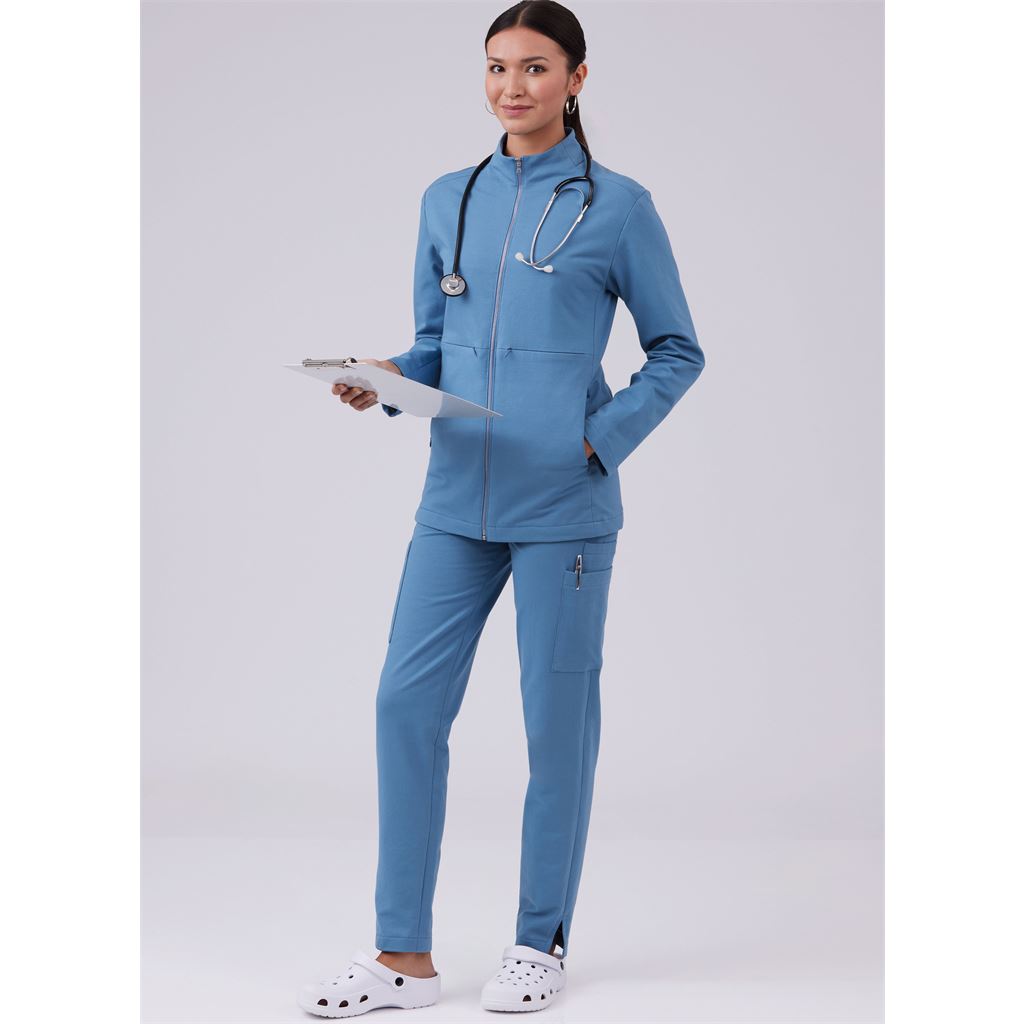 McCall's Pattern M8468 Misses Scrubs 8468 Image 2 From Patternsandplains.com