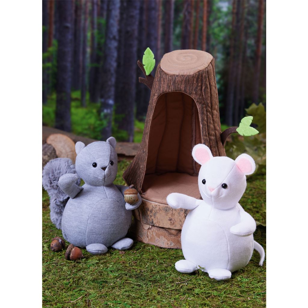 McCall's Pattern M8469 Plush Animals With Leaf and Tree Houses by Carla Reiss Design 8469 Image 3 From Patternsandplains.com