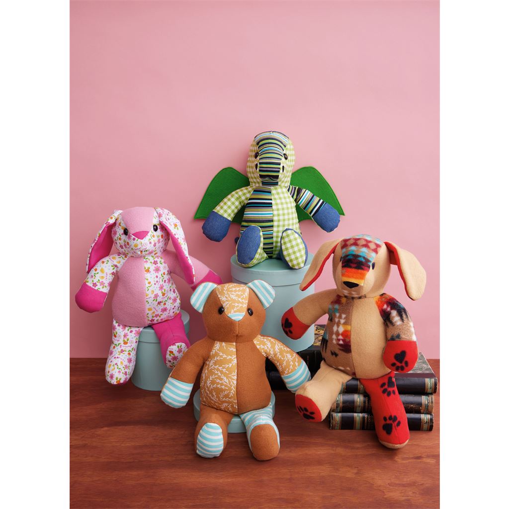 McCall's Pattern M8470 Plush Animals 8470 Image 2 From Patternsandplains.com