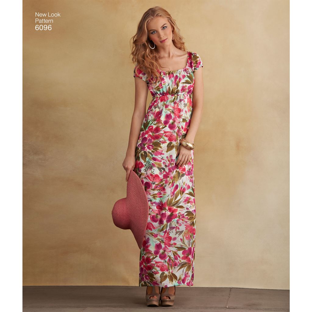 New Look Pattern 6096 Misses Dresses Image 2 From Patternsandplains.com