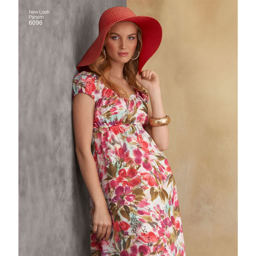 New Look Pattern 6096 Misses Dresses Image 3 From Patternsandplains.com