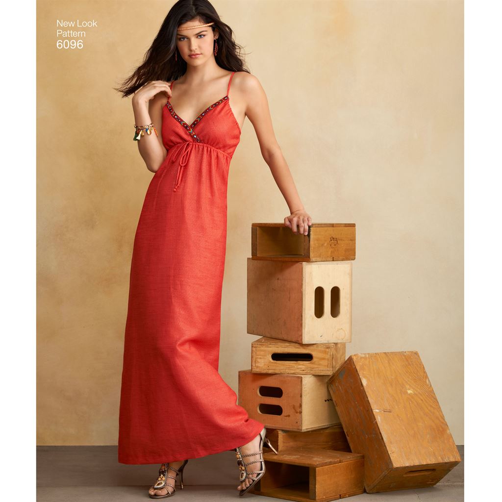 New Look Pattern 6096 Misses Dresses Image 6 From Patternsandplains.com